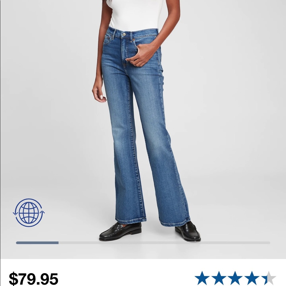 GAP High Rise Flare with Washwell